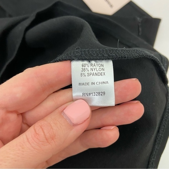 Superdown Nava Asymmetrical Mini Dress Black S - Picture 5 of 8